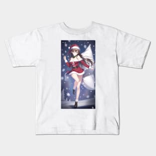 Santa Girl Kids T-Shirt